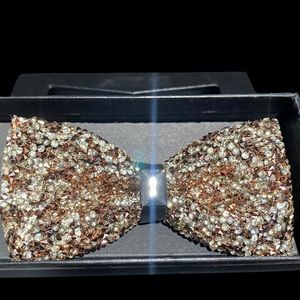 Silicon jeweled bow tie